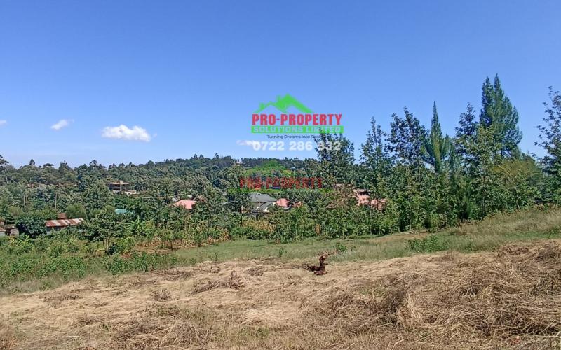 Scenic Residential Plots For Sale In Gikambura, Along Jambu Tv Road