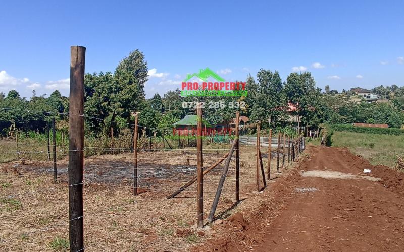 Scenic Residential Plots For Sale In Gikambura, Along Jambu Tv Road