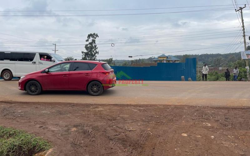 Prime Plot For Lease Fronting The Tarmac In Kikuyu, Thogoto Near The Southern Bypass.