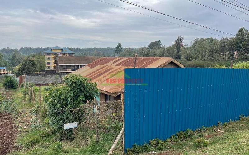 Prime Plot For Lease Fronting The Tarmac In Kikuyu, Thogoto Near The Southern Bypass.
