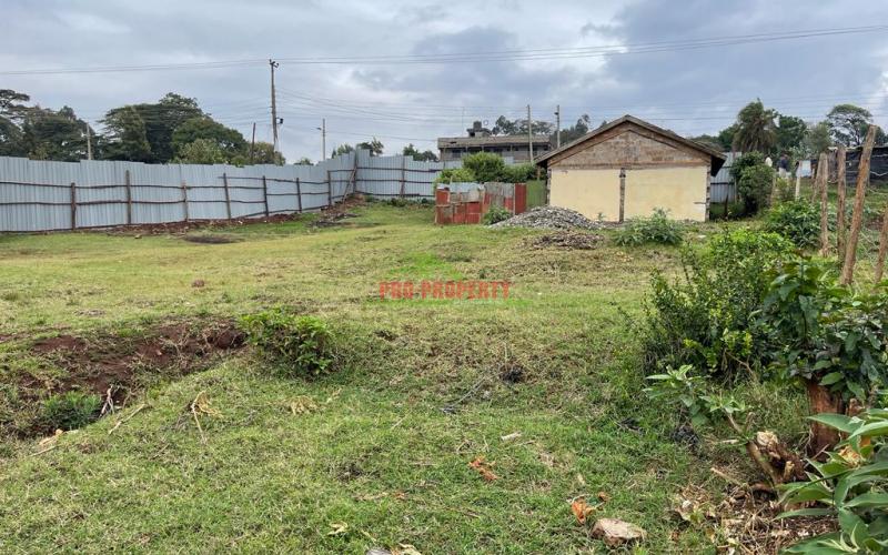 Prime Plot For Lease Fronting The Tarmac In Kikuyu, Thogoto Near The Southern Bypass.