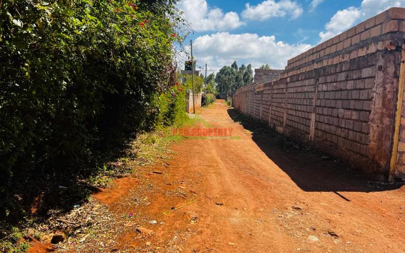Commercial 100 By 100 Fts Plot For Sale Fronting The Tarmac (thogoto-mutarakwa Road) In Gikambura.