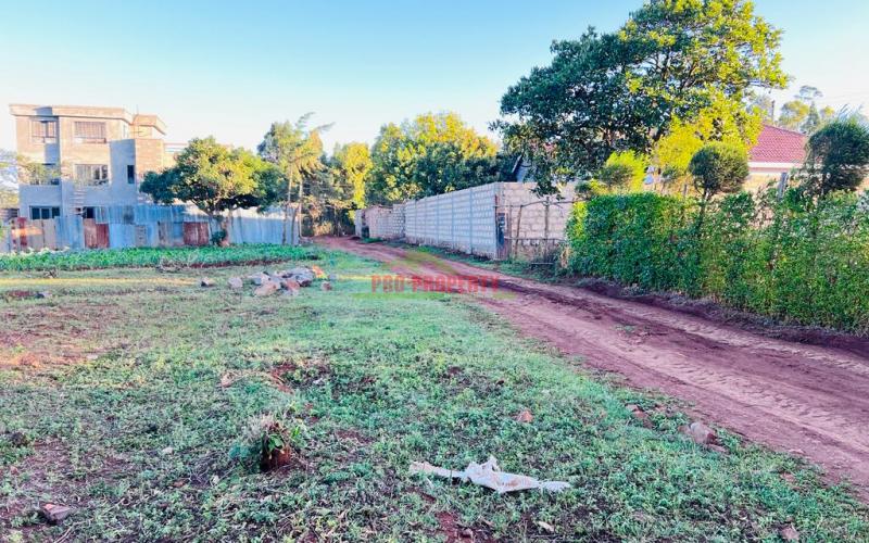Prime Plot For Sale In Kikuyu.