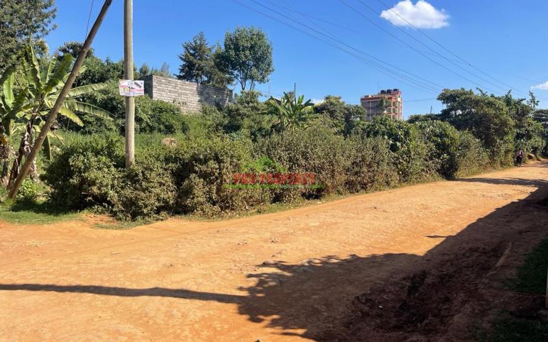 Prime Commercial Corner Plot For Sale In Kikuyu, Thogoto Kiambu County.