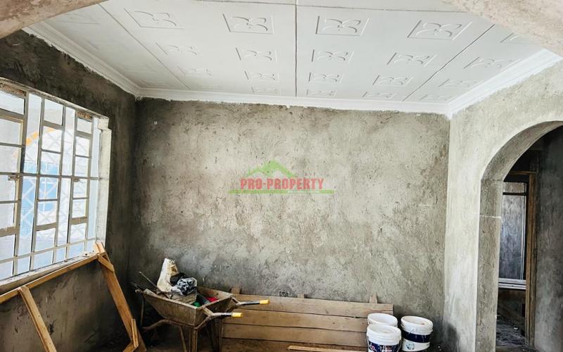 Incomplete 3 Bedroom Bungalow For Sale In Kikuyu, Kamangu.