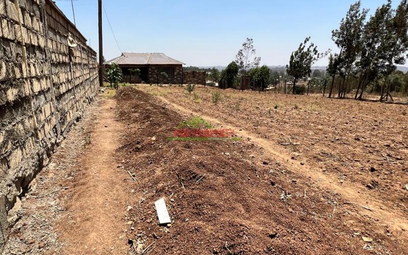 100 X 100ft Fenced  Plot For Sale In Kikuyu, Kamangu.