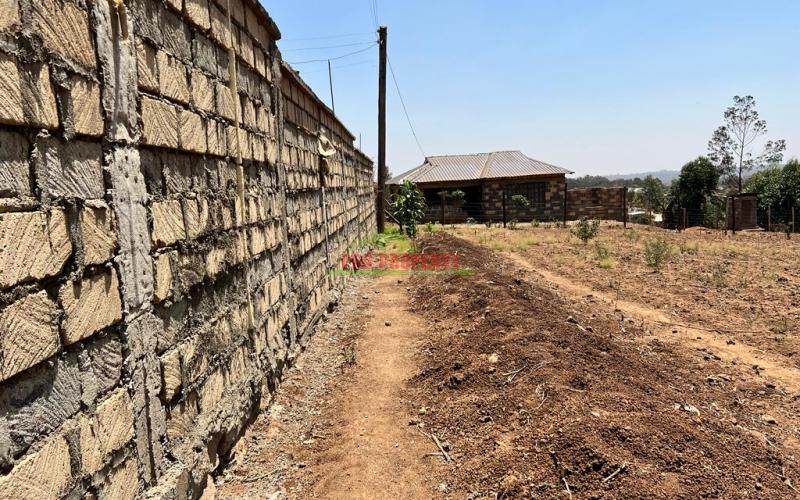 100 X 100ft Fenced  Plot For Sale In Kikuyu, Kamangu.