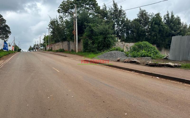 Prime Commercial Plot For Sale In Kikuyu Town (fronting The Tarmac).