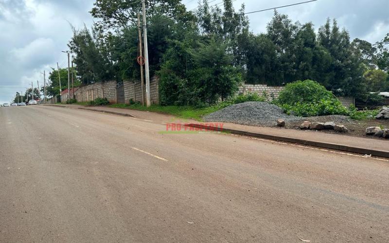 Prime Commercial Plot For Sale In Kikuyu Town (fronting The Tarmac).