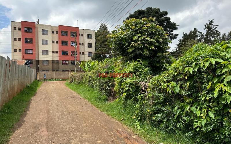 Prime Commercial Plot For Sale Touching Tarmac In Kinoo, Muthiga.