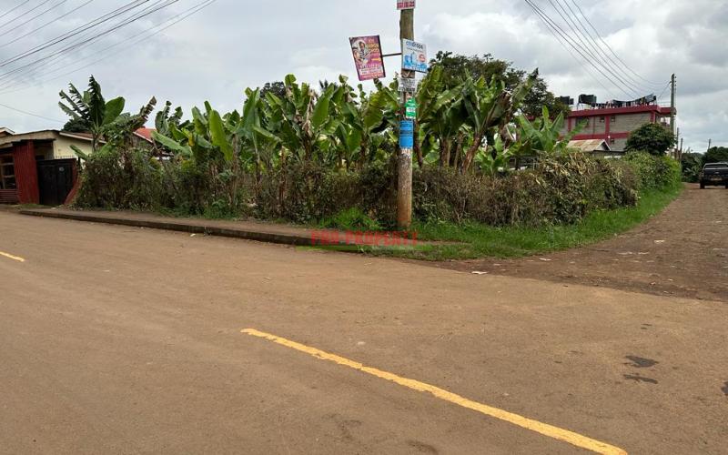 Prime Commercial Plot For Sale Touching Tarmac in Kinoo, Muthiga.