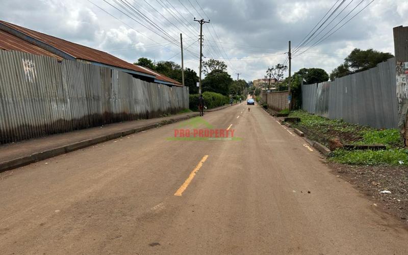 Prime Commercial Plot For Sale Touching Tarmac In Kinoo, Muthiga.