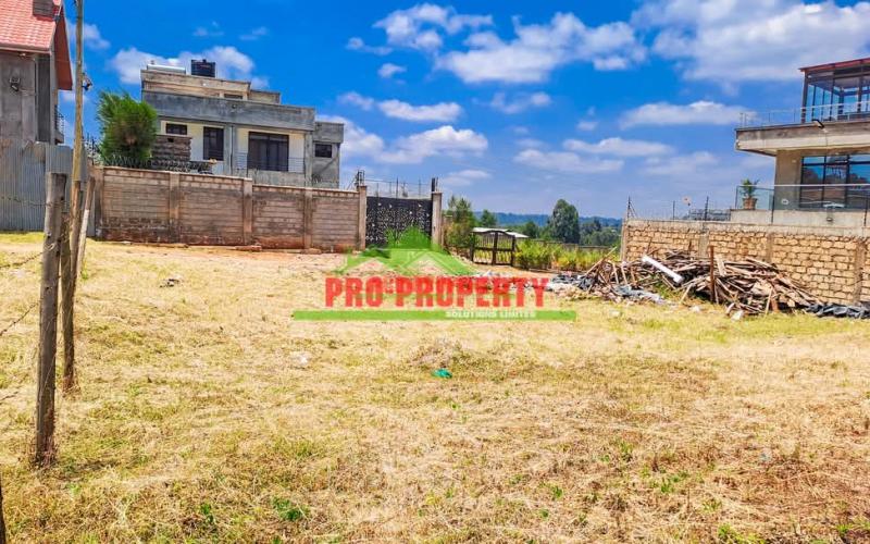 Residential Serviced Plot For Sale In A Controlled Gated Estate In Kikuyu-lusigetti.