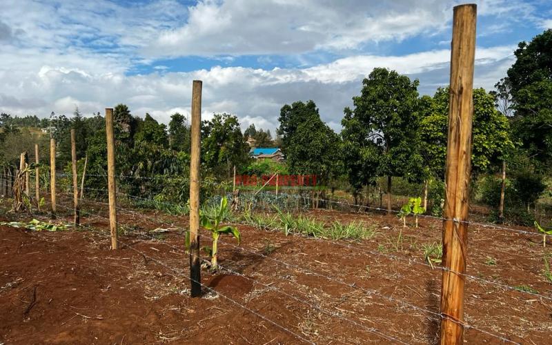 Prime Fenced Residential Plot For Sale In Kikuyu, Kamangu.