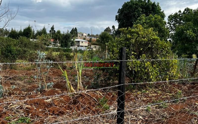 Prime Fenced Residential Plot For Sale In Kikuyu, Kamangu.