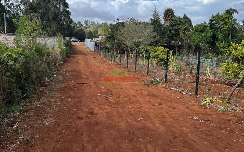 Prime Fenced Residential Plot For Sale In Kikuyu, Kamangu.