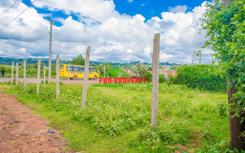 Prime Commercial Plot Fronting The Tarmac For Sale In Kikuyu, Gikambura