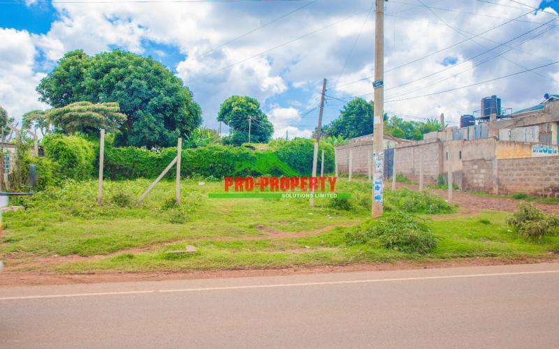 Prime Commercial Plot Fronting The Tarmac For Sale In Kikuyu, Gikambura