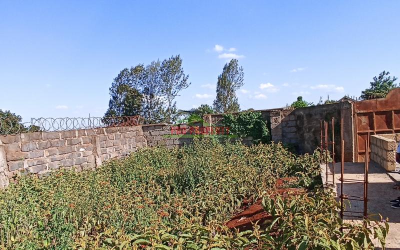Commercial Plot For Sale Kikuyu (with 4 Floors Bedsitters Foundation)