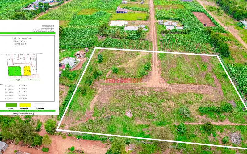Prime Residential Plots For sale in a Gated Community Concept in Kikuyu, Kamangu.