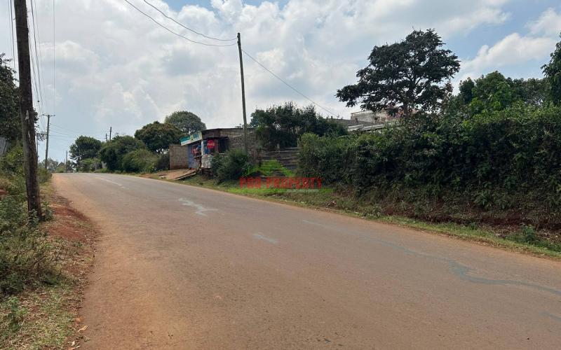 Commercial Plot For Sale Fronting Tarmac In Kinoo,muthiga