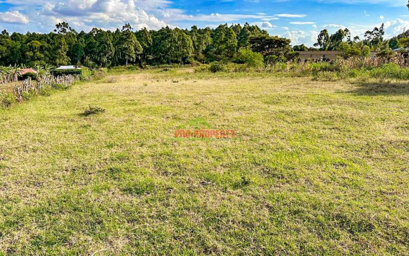 Half Acre Land For Sale In Kikuyu Thogoto.