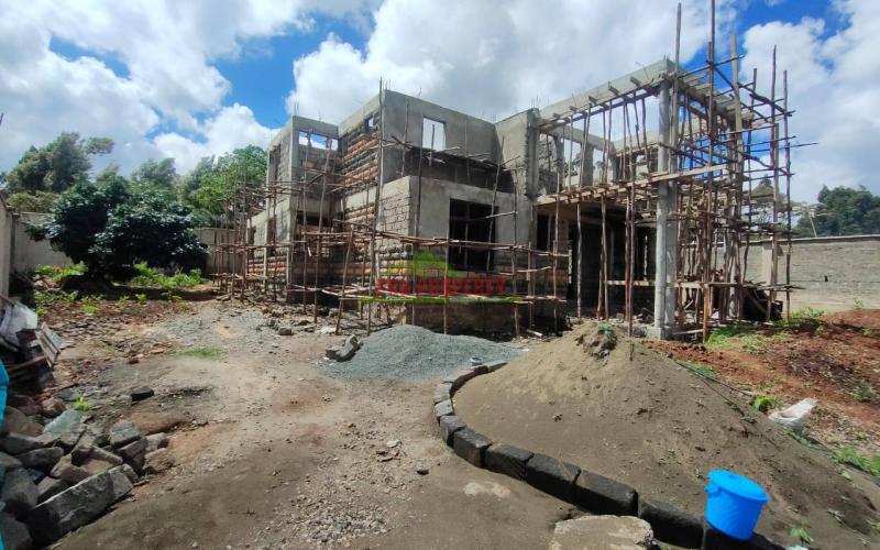 60% Incomplete 5 Bedroom Mansionette For Sale In Kikuyu Gikambura