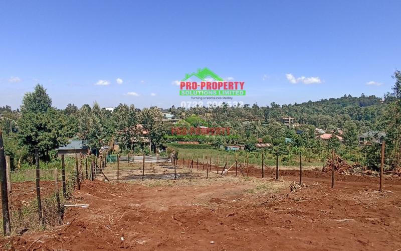 Scenic Residential Plots For Sale In Gikambura, Along Jambu Tv Road
