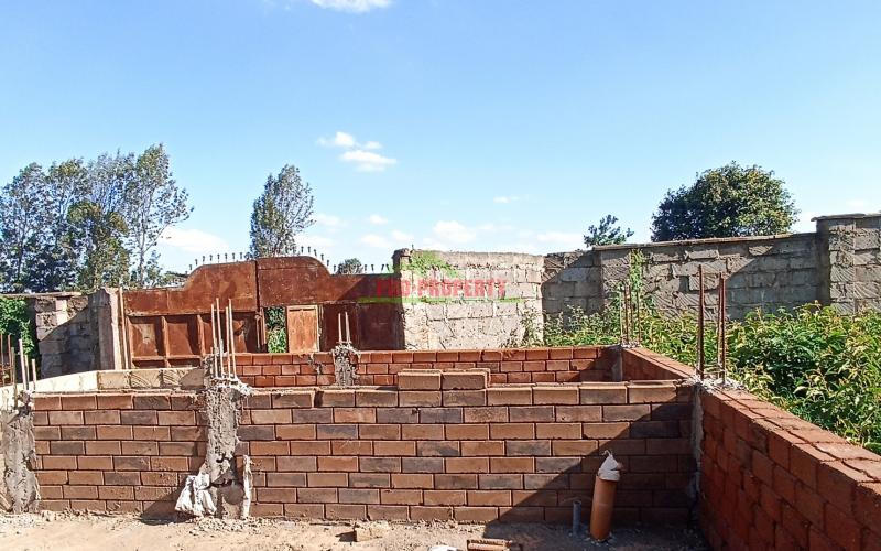 Commercial Plot For Sale Kikuyu (with 4 Floors Bedsitters Foundation)