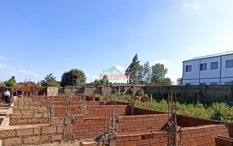 Commercial Plot For Sale Kikuyu (with 4 Floors Bedsitters Foundation)