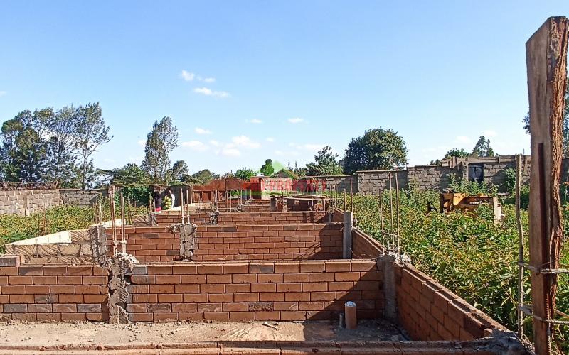 Commercial Plot For Sale Kikuyu (with 4 Floors Bedsitters Foundation)